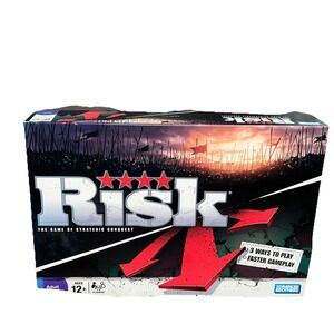 New 2008 Risk Board Game Of Strategic Conquest Parker Brothers Hasbro 12+